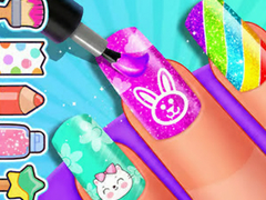 Mäng Coloring Book: Girls Nail Art Design