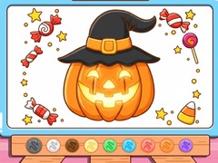 Mäng Coloring Book: Halloween Pumpkin