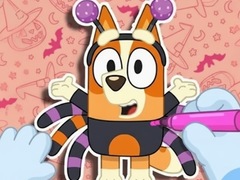 Mäng Coloring Book: Halloween Spooky Bingo & Bluey