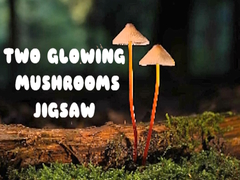 Mäng Two Glowing Mushrooms Jigsaw