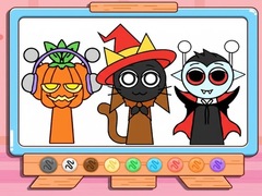 Mäng Coloring Book: Incredibox Sprunki Halloween