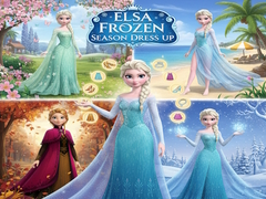 Mäng Elsa Frozen Season Dress Up