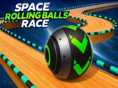 Mäng Space Rolling Balls Race