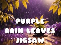 Mäng Purple Rain Leaves Jigsaw