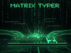 Mäng Matrix Typer Game
