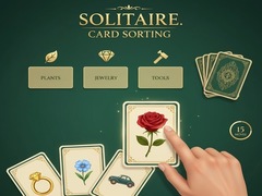 Mäng Solitaire. Card Sorting