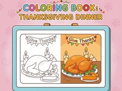 Mäng Coloring Book: Thanksgiving Dinner
