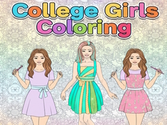 Mäng College Girls Coloring