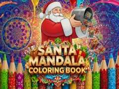 Mäng Santa Mandala Coloring Book