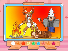 Mäng Coloring Book: 99 Nights In The Forest