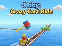 Mäng Obby: Crazy Cart Ride