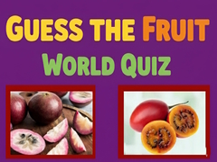 Mäng Guess The Fruit World Quiz
