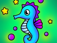 Mäng Seahorse Coloring