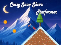 Mäng Crazy Snow Skier: Platformer