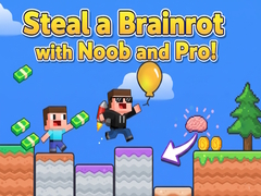 Mäng Steal a Brainrot with Noob and Pro!