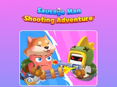 Mäng Sausage Man Shooting Adventure