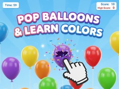 Mäng Pop Balloons & Learn Colors