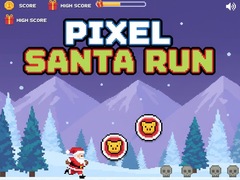 Mäng Pixel Santa Run