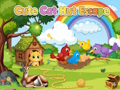 Mäng Cute Cat Hut Escape