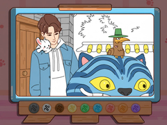Mäng Coloring Book: Kpop Jinu & Blue Tiger