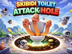 Mäng Skibidi Toilet Attack Hole
