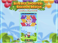 Mäng Bubble Shooter Raccoon Rescue