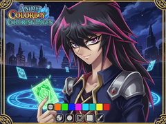 Mäng Anime Boy Coloring Pages