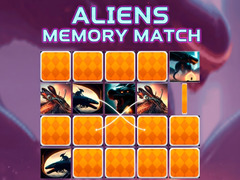Mäng Aliens Memory Match