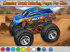 Mäng Monster Truck Coloring Pages For Kids