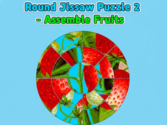 Mäng Round jigsaw Puzzle 2 - Assemble Fruits