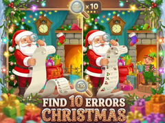 Mäng Find 10 Errors Christmas