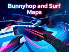 Mäng Bunnyhop and Surf Maps