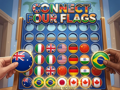 Mäng Connect Four Flags