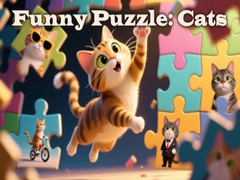 Mäng Funny Puzzle: Cats