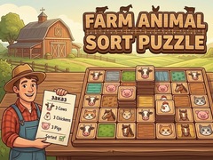 Mäng Farm Animal Sort Puzzle