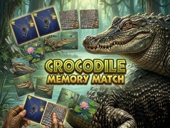 Mäng Crocodile Memory Match