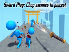 Mäng Sword Play: Chop enemies to pieces!