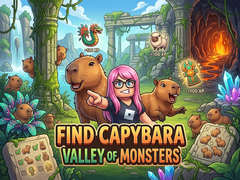 Mäng Find Capybara: Valley of Monsters