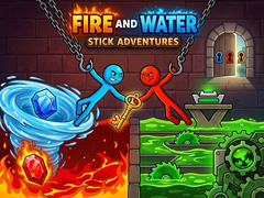 Mäng Fire and Water: Stick Adventures