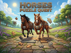 Mäng Horses Puzzle Quest
