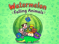Mäng Watermelon Falling Animals