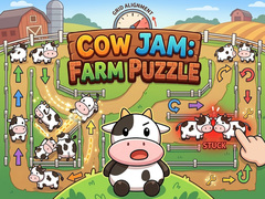 Mäng Cow Jam Farm Puzzle