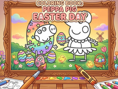Mäng Coloring Book: Peppa Pig Easter Day
