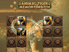 Mäng Animal Tiger Memory Match