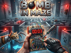 Mäng Bomb in Maze