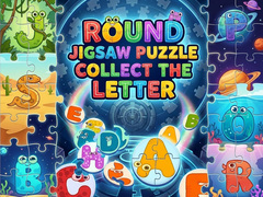 Mäng Round Jigsaw Puzzle - Collect the Letter