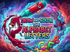 Mäng Draw and Color the Alphabet Letters