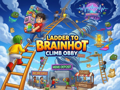 Mäng Ladder to Brainhot: Climb Obby