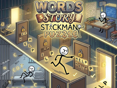 Mäng Words Story Stickman Puzzle