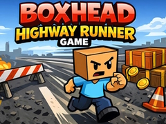 Mäng Boxhead Highway Runner Game